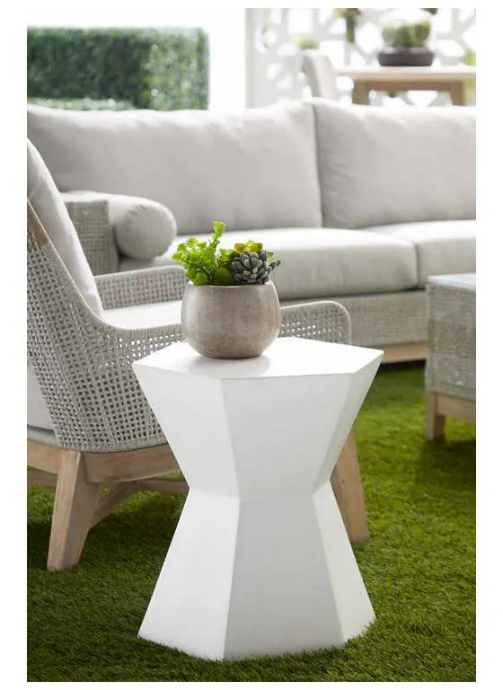 Essentials For Living 4610.IVO Bento Accent Table in Ivory Concrete Essentials For Living 4610.IVO Bento Accent Table in Ivory Concrete