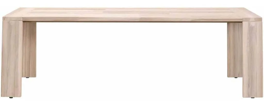 Essentials for Living 6830-L.GT Big Sur Outdoor Dining Table in Gray Teak Essentials for Living 6830-L.GT Big Sur Outdoor Dining Table in Gray Teak