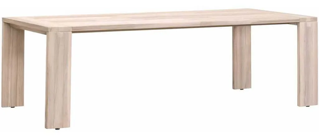 Essentials for Living 6830-L.GT Big Sur Outdoor Dining Table in Gray Teak Essentials for Living 6830-L.GT Big Sur Outdoor Dining Table in Gray Teak