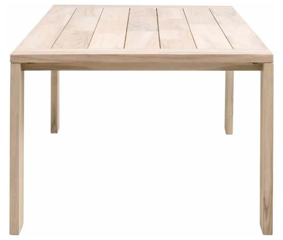 Essentials for Living 6830-L.GT Big Sur Outdoor Dining Table in Gray Teak Essentials for Living 6830-L.GT Big Sur Outdoor Dining Table in Gray Teak