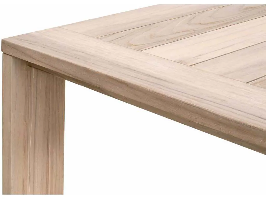 Essentials for Living 6830-L.GT Big Sur Outdoor Dining Table in Gray Teak Essentials for Living 6830-L.GT Big Sur Outdoor Dining Table in Gray Teak