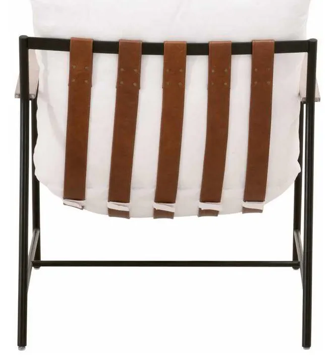 Essentials for Living 6659.LPPRL/NG Brando Club Chair in LiveSmart Peyton Pearl Chestnut Top Grain Leather Natural Gray Oak Black Iron Essentials for Living 6659.LPPRL/NG Brando Club Chair in LiveSmart Peyton Pearl Chestnut Top Grain Leather Natural Gray Oak Black Iron