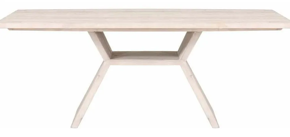 Essentials For Living 8014.WW-PNE Bridge Dining Table in White Wash Pine Essentials For Living 8014.WW-PNE Bridge Dining Table in White Wash Pine