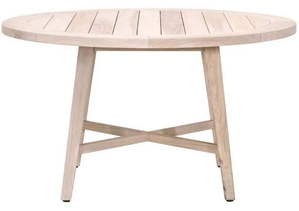 Essentials for Living 6825-RD.GT Carmel Outdoor 54 Inch Round Dining Table in Gray Teak Essentials for Living 6825-RD.GT Carmel Outdoor 54 Inch Round Dining Table in Gray Teak