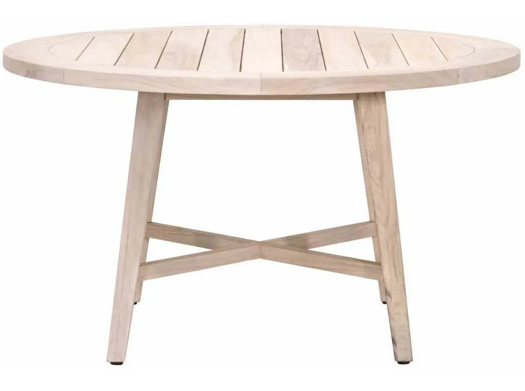 Essentials for Living 6825-RD.GT Carmel Outdoor 54 Inch Round Dining Table in Gray Teak Essentials for Living 6825-RD.GT Carmel Outdoor 54 Inch Round Dining Table in Gray Teak
