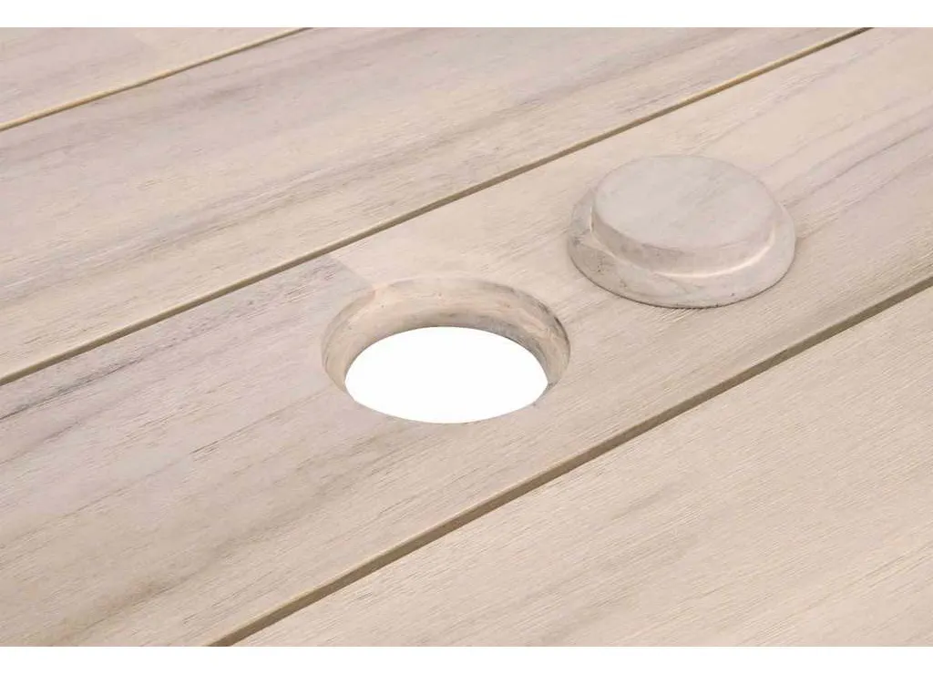 Essentials for Living 6825-RD.GT Carmel Outdoor 54 Inch Round Dining Table in Gray Teak Essentials for Living 6825-RD.GT Carmel Outdoor 54 Inch Round Dining Table in Gray Teak