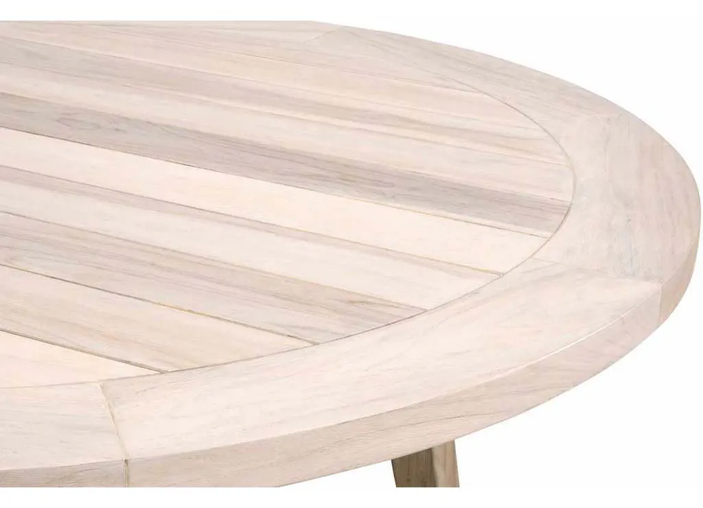 Essentials for Living 6825-RD.GT Carmel Outdoor 54 Inch Round Dining Table in Gray Teak Essentials for Living 6825-RD.GT Carmel Outdoor 54 Inch Round Dining Table in Gray Teak