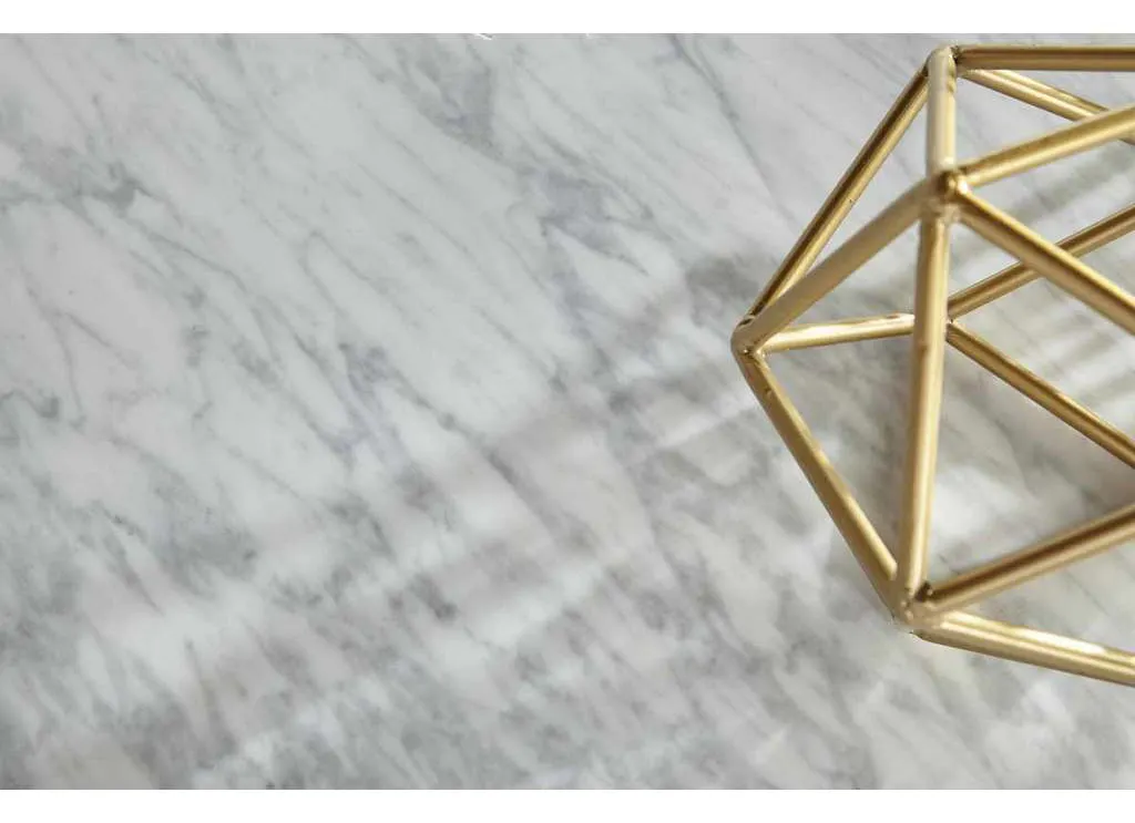 Essentials For Living 6105.BGLD/WHT Carrera Round Nesting Accent Table in White Carrera Marble Brushed Gold Essentials For Living 6105.BGLD/WHT Carrera Round Nesting Accent Table in White Carrera Marble Brushed Gold