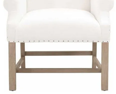 Essentials for Living 6417UP.LPPRL-BT/NG Chateau Arm Chair in LiveSmart Peyton Pearl Natural Gray Ash Essentials for Living 6417UP.LPPRL-BT/NG Chateau Arm Chair in LiveSmart Peyton Pearl Natural Gray Ash