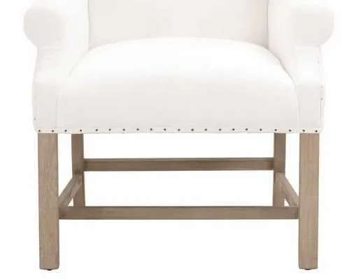 Essentials for Living 6417UP.LPPRL-BT/NG Chateau Arm Chair in LiveSmart Peyton Pearl Natural Gray Ash Essentials for Living 6417UP.LPPRL-BT/NG Chateau Arm Chair in LiveSmart Peyton Pearl Natural Gray Ash
