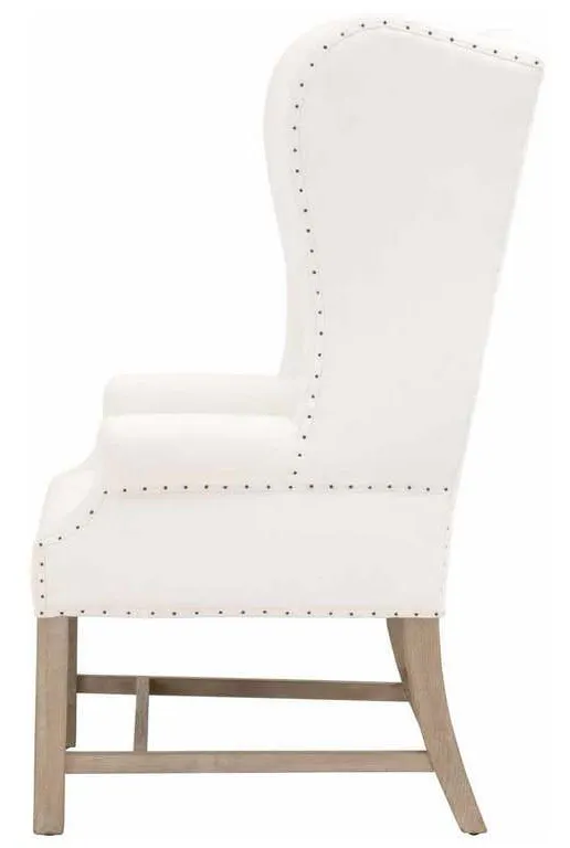 Essentials for Living 6417UP.LPPRL-BT/NG Chateau Arm Chair in LiveSmart Peyton Pearl Natural Gray Ash Essentials for Living 6417UP.LPPRL-BT/NG Chateau Arm Chair in LiveSmart Peyton Pearl Natural Gray Ash