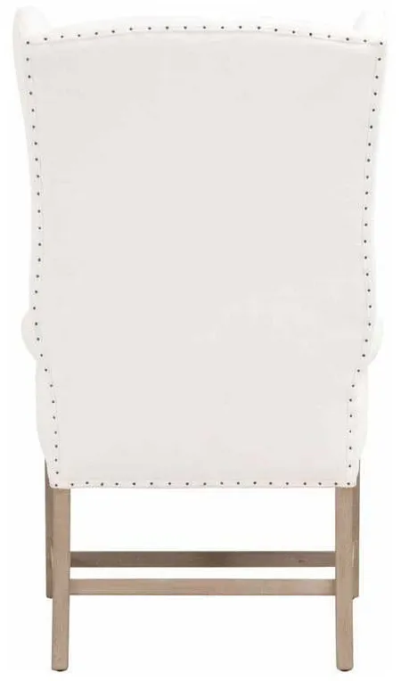 Essentials for Living 6417UP.LPPRL-BT/NG Chateau Arm Chair in LiveSmart Peyton Pearl Natural Gray Ash Essentials for Living 6417UP.LPPRL-BT/NG Chateau Arm Chair in LiveSmart Peyton Pearl Natural Gray Ash