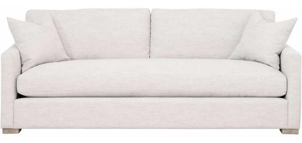 Essentials for Living 6620-3.STO-BSK/NG Clara 86 inch Slim Arm Sofa in Performance Stone Basketweave Natural Gray Oak Essentials for Living 6620-3.STO-BSK/NG Clara 86 inch Slim Arm Sofa in Performance Stone Basketweave Natural Gray Oak