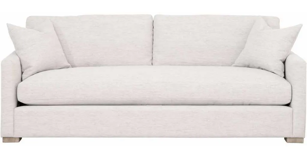 Essentials for Living 6620-3.STO-BSK/NG Clara 86 inch Slim Arm Sofa in Performance Stone Basketweave Natural Gray Oak Essentials for Living 6620-3.STO-BSK/NG Clara 86 inch Slim Arm Sofa in Performance Stone Basketweave Natural Gray Oak