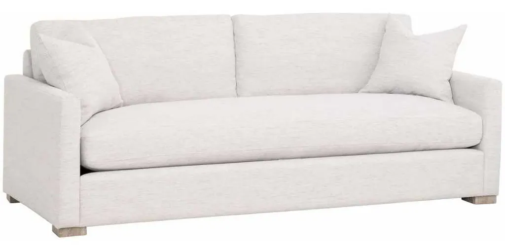 Essentials for Living 6620-3.STO-BSK/NG Clara 86 inch Slim Arm Sofa in Performance Stone Basketweave Natural Gray Oak Essentials for Living 6620-3.STO-BSK/NG Clara 86 inch Slim Arm Sofa in Performance Stone Basketweave Natural Gray Oak