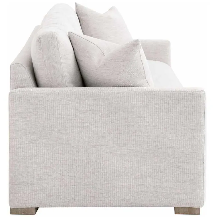 Essentials for Living 6620-3.STO-BSK/NG Clara 86 inch Slim Arm Sofa in Performance Stone Basketweave Natural Gray Oak Essentials for Living 6620-3.STO-BSK/NG Clara 86 inch Slim Arm Sofa in Performance Stone Basketweave Natural Gray Oak