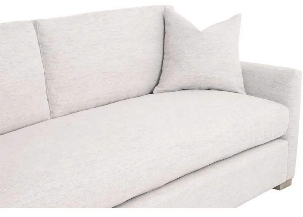 Essentials for Living 6620-3.STO-BSK/NG Clara 86 inch Slim Arm Sofa in Performance Stone Basketweave Natural Gray Oak Essentials for Living 6620-3.STO-BSK/NG Clara 86 inch Slim Arm Sofa in Performance Stone Basketweave Natural Gray Oak