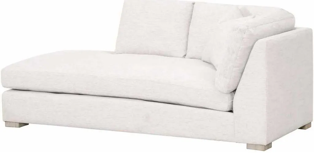 Essentials for Living 6620-LCHS.STOBSK/NG Clara Modular Left Facing Chaise in Performance Stone Basketweave Natural Gray Oak Essentials for Living 6620-LCHS.STOBSK/NG Clara Modular Left Facing Chaise in Performance Stone Basketweave Natural Gray Oak