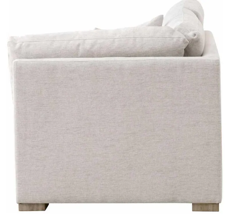 Essentials for Living 6620-LCHS.STOBSK/NG Clara Modular Left Facing Chaise in Performance Stone Basketweave Natural Gray Oak Essentials for Living 6620-LCHS.STOBSK/NG Clara Modular Left Facing Chaise in Performance Stone Basketweave Natural Gray Oak