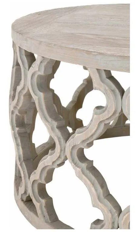 Essentials for Living 8027.SGRY-ELM Clover Coffee Table in Smoke Gray Elm Essentials for Living 8027.SGRY-ELM Clover Coffee Table in Smoke Gray Elm