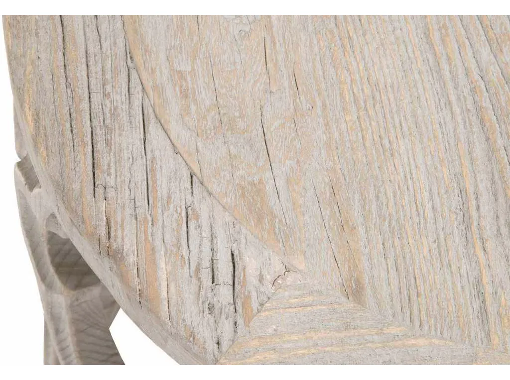 Essentials for Living 8028.SGRY-ELM Clover End Table in Smoke Gray Elm Essentials for Living 8028.SGRY-ELM Clover End Table in Smoke Gray Elm