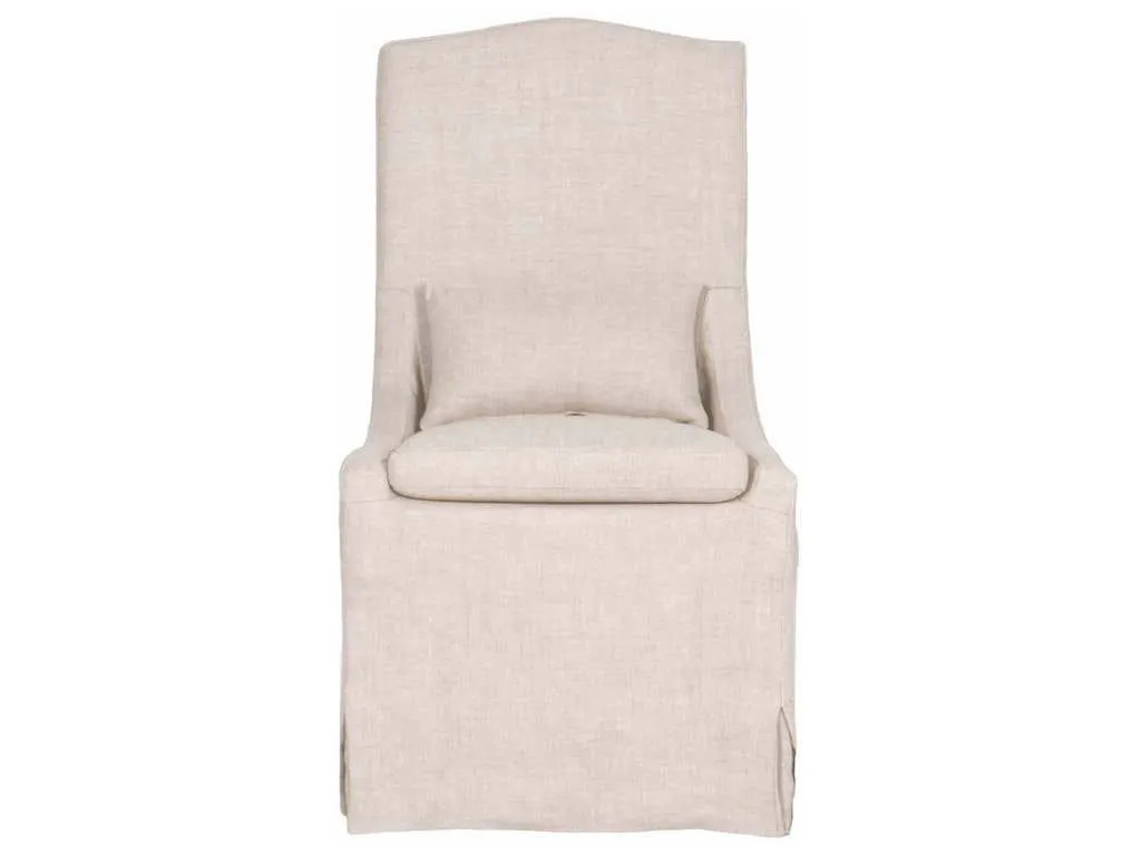 Essentials for Living 6419UP.BIS Colette Slipcover Dining Chair in Performance Bisque French Linen
