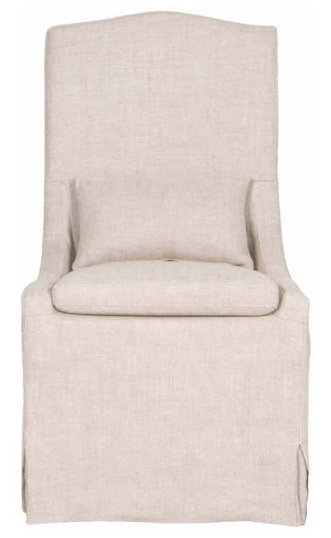 Essentials for Living 6419UP.BIS Colette Slipcover Dining Chair in Performance Bisque French Linen Essentials for Living 6419UP.BIS Colette Slipcover Dining Chair in Performance Bisque French Linen
