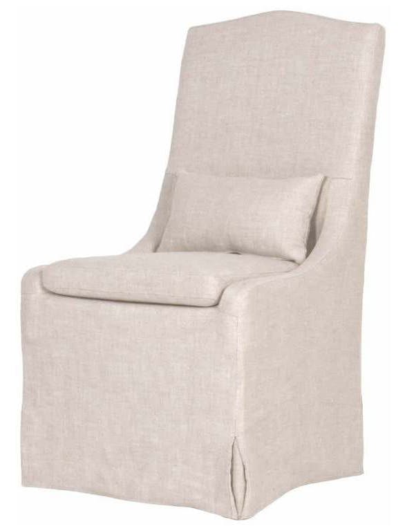 Essentials for Living 6419UP.BIS Colette Slipcover Dining Chair in Performance Bisque French Linen Essentials for Living 6419UP.BIS Colette Slipcover Dining Chair in Performance Bisque French Linen