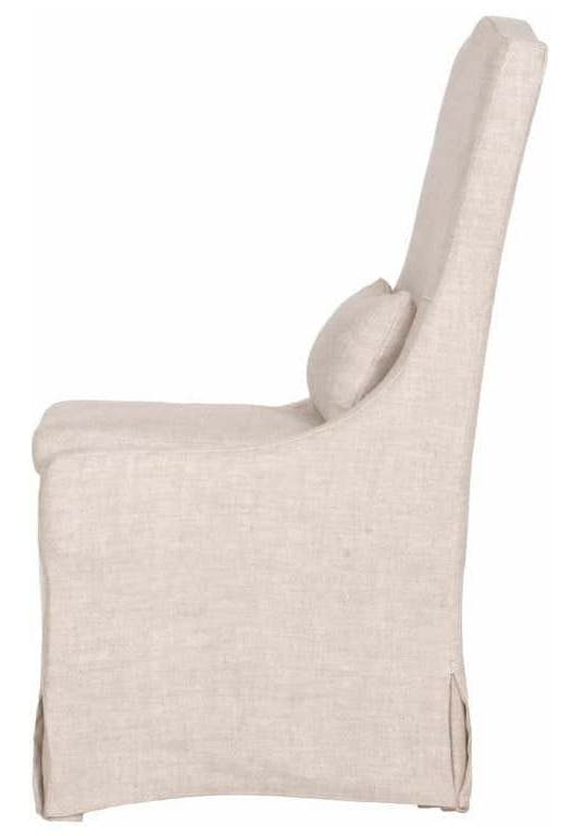 Essentials for Living 6419UP.BIS Colette Slipcover Dining Chair in Performance Bisque French Linen Essentials for Living 6419UP.BIS Colette Slipcover Dining Chair in Performance Bisque French Linen