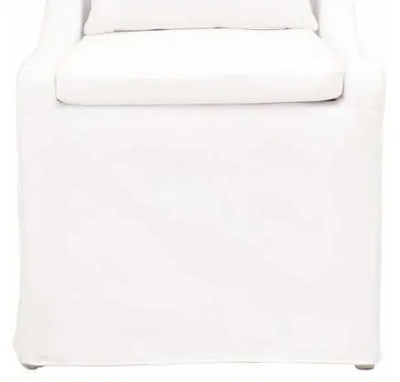 Essentials For Living 6419UP.LPPRL Colette Slipcover Dining Chair in LiveSmart Peyton Pearl Essentials For Living 6419UP.LPPRL Colette Slipcover Dining Chair in LiveSmart Peyton Pearl