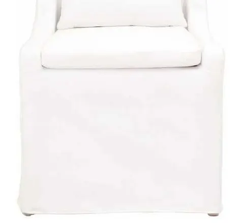 Essentials For Living 6419UP.LPPRL Colette Slipcover Dining Chair in LiveSmart Peyton Pearl Essentials For Living 6419UP.LPPRL Colette Slipcover Dining Chair in LiveSmart Peyton Pearl