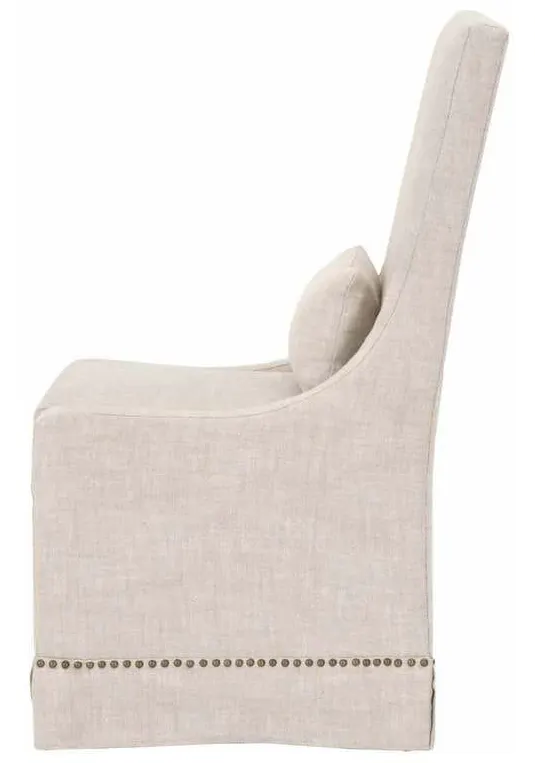 Essentials For Living 6412UP.BIS-GLD Colleen Dining Chair in Performance Bisque French Linen Essentials For Living 6412UP.BIS-GLD Colleen Dining Chair in Performance Bisque French Linen
