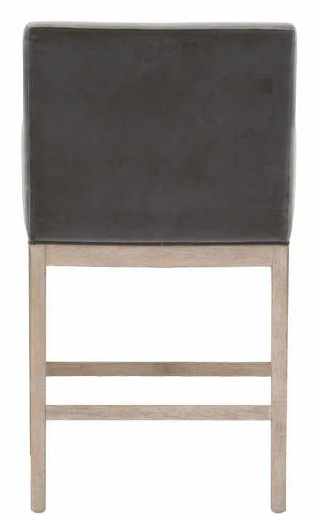 Essentials For Living 6664CS.DDOV/NG Drake Counter Stool in Dark Dove Velvet Natural Gray Oak Essentials For Living 6664CS.DDOV/NG Drake Counter Stool in Dark Dove Velvet Natural Gray Oak