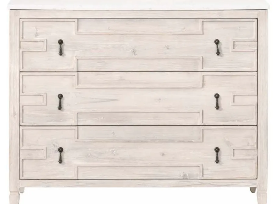 Essentials For Living 8017.WW-PNE/WHTQ Emerie Entry Cabinet in White Wash Pine White Quartz Essentials For Living 8017.WW-PNE/WHTQ Emerie Entry Cabinet in White Wash Pine White Quartz