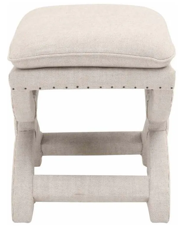 Essentials for Living 6437UP.BIS-BT Gaston Ottoman in Performance Bisque French Linen Essentials for Living 6437UP.BIS-BT Gaston Ottoman in Performance Bisque French Linen