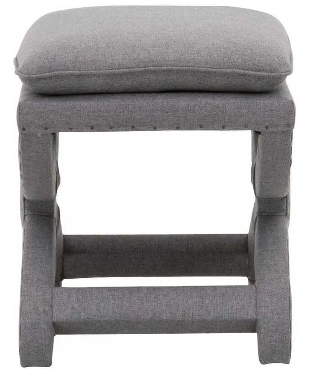 Essentials For Living 6437UP.EGRY-BT Gaston Ottoman in Earl Gray Essentials For Living 6437UP.EGRY-BT Gaston Ottoman in Earl Gray