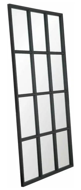Essentials For Living 6690.MBO Grid Mirror in Matte Black Oak Essentials For Living 6690.MBO Grid Mirror in Matte Black Oak