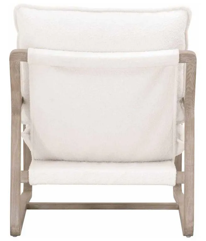 Essentials for Living 6657.BOU-SNO/NG Hamlin Club Chair in Performance Boucle Snow Natural Gray Oak Essentials for Living 6657.BOU-SNO/NG Hamlin Club Chair in Performance Boucle Snow Natural Gray Oak