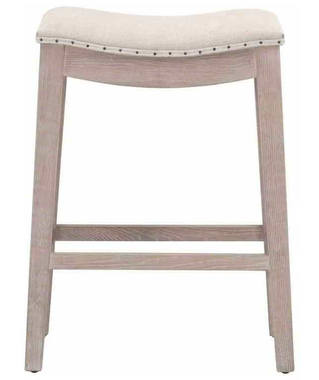 Essentials for Living 6415-CSUP.NG/BIS Harper Counter Stool in Performance Bisque French Linen Natural Gray Ash Essentials for Living 6415-CSUP.NG/BIS Harper Counter Stool in Performance Bisque French Linen Natural Gray Ash