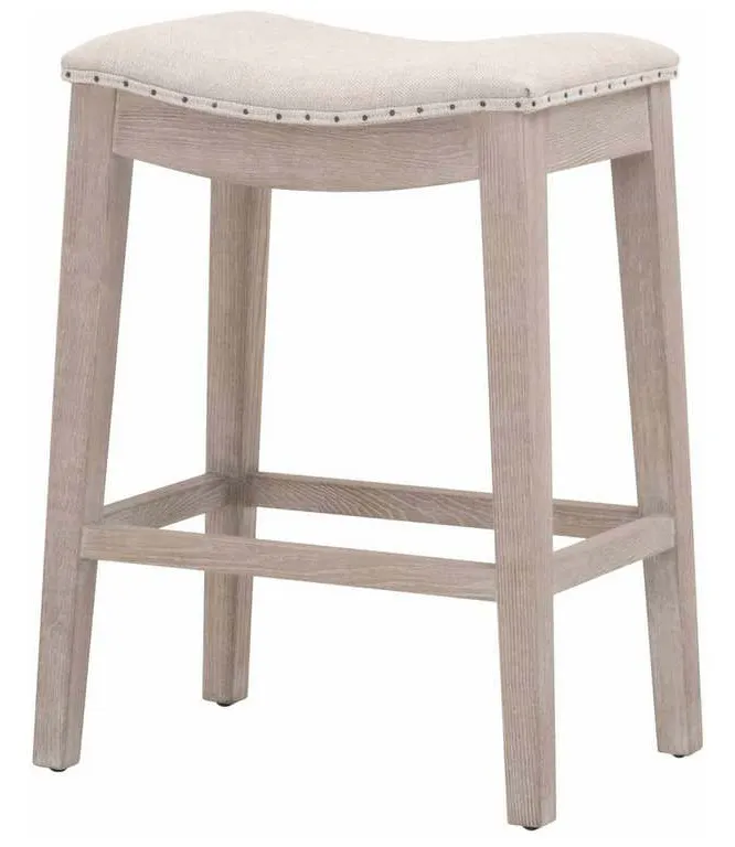 Essentials for Living 6415-CSUP.NG/BIS Harper Counter Stool in Performance Bisque French Linen Natural Gray Ash Essentials for Living 6415-CSUP.NG/BIS Harper Counter Stool in Performance Bisque French Linen Natural Gray Ash