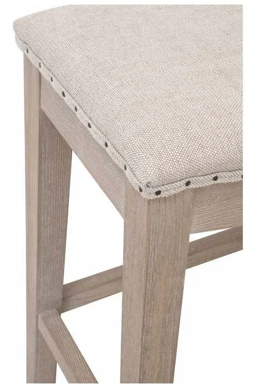 Essentials for Living 6415-CSUP.NG/BIS Harper Counter Stool in Performance Bisque French Linen Natural Gray Ash Essentials for Living 6415-CSUP.NG/BIS Harper Counter Stool in Performance Bisque French Linen Natural Gray Ash