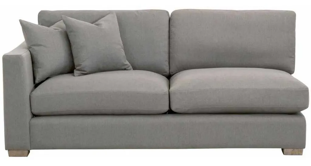 Essentials For Living 6601-2S1LA.LPSLA/NG Hayden Modular 2 Seat Left Taper Arm Sofa in LiveSmart Peyton Slate Natural Gray Oak Essentials For Living 6601-2S1LA.LPSLA/NG Hayden Modular 2 Seat Left Taper Arm Sofa in LiveSmart Peyton Slate Natural Gray Oak