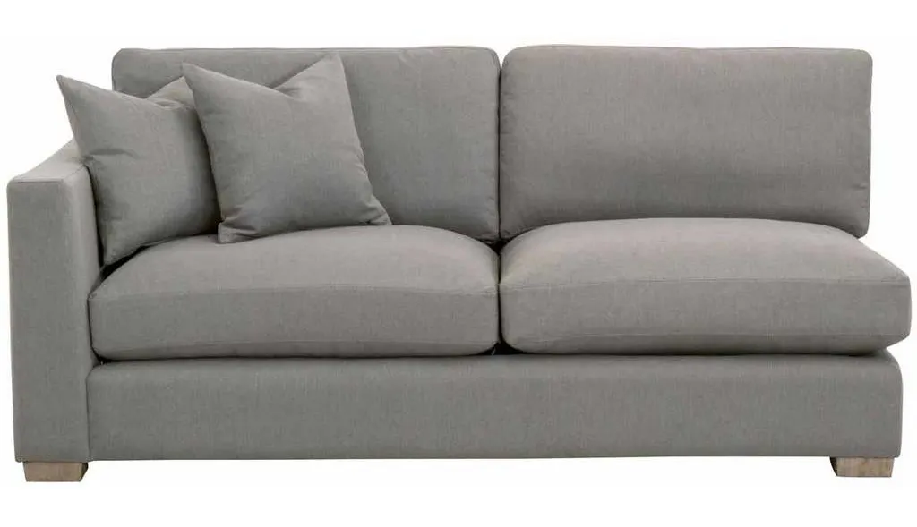Essentials For Living 6601-2S1LA.LPSLA/NG Hayden Modular 2 Seat Left Taper Arm Sofa in LiveSmart Peyton Slate Natural Gray Oak Essentials For Living 6601-2S1LA.LPSLA/NG Hayden Modular 2 Seat Left Taper Arm Sofa in LiveSmart Peyton Slate Natural Gray Oak