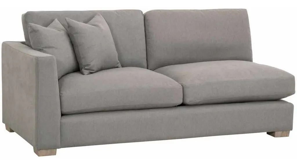 Essentials For Living 6601-2S1LA.LPSLA/NG Hayden Modular 2 Seat Left Taper Arm Sofa in LiveSmart Peyton Slate Natural Gray Oak Essentials For Living 6601-2S1LA.LPSLA/NG Hayden Modular 2 Seat Left Taper Arm Sofa in LiveSmart Peyton Slate Natural Gray Oak