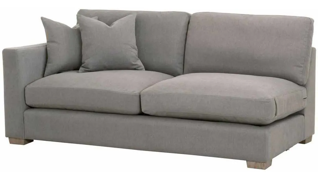 Essentials For Living 6601-2S1LA.LPSLA/NG Hayden Modular 2 Seat Left Taper Arm Sofa in LiveSmart Peyton Slate Natural Gray Oak Essentials For Living 6601-2S1LA.LPSLA/NG Hayden Modular 2 Seat Left Taper Arm Sofa in LiveSmart Peyton Slate Natural Gray Oak