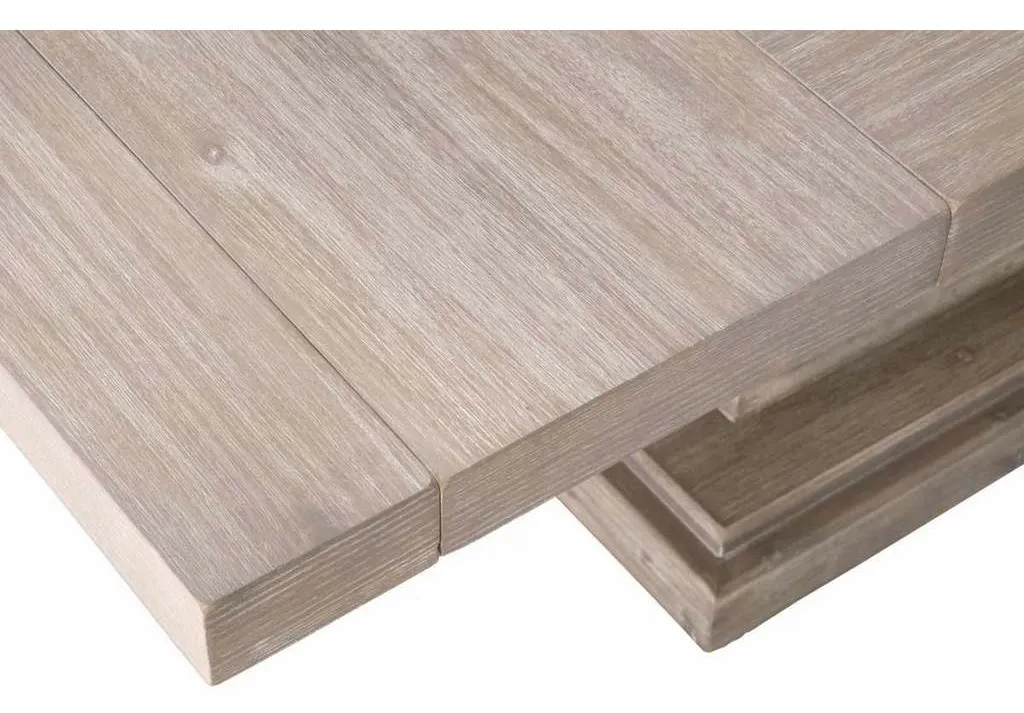Essentials for Living 6031.NG Hudson 44 inch Square Extension Dining Table in Natural Gray Acacia Essentials for Living 6031.NG Hudson 44 inch Square Extension Dining Table in Natural Gray Acacia