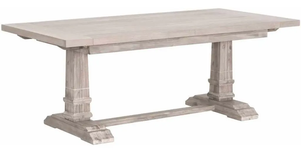 Essentials for Living 6015.NG Hudson Extension Dining Table in Natural Gray Acacia Essentials for Living 6015.NG Hudson Extension Dining Table in Natural Gray Acacia