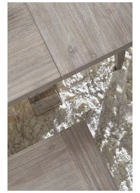 Essentials for Living 6015.NG Hudson Extension Dining Table in Natural Gray Acacia Essentials for Living 6015.NG Hudson Extension Dining Table in Natural Gray Acacia