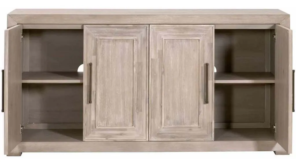 Essentials for Living 6035.NG Hunter Media Sideboard in Natural Gray Acacia Essentials for Living 6035.NG Hunter Media Sideboard in Natural Gray Acacia