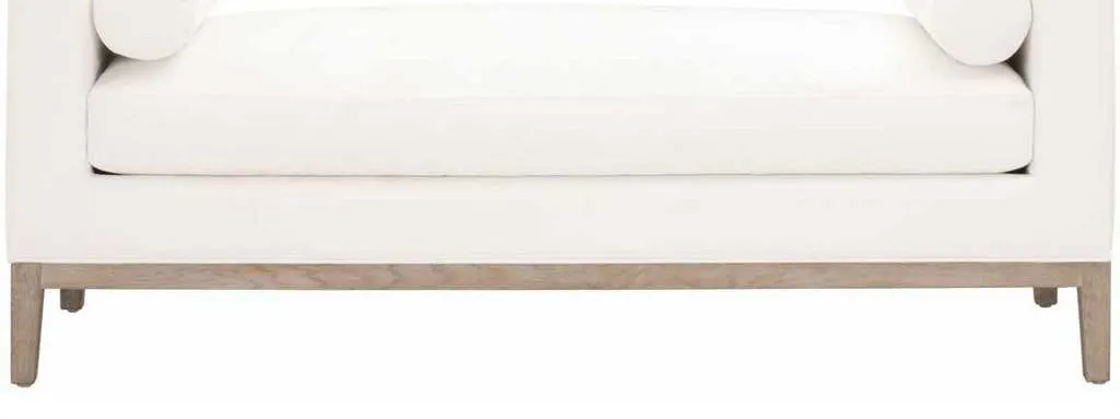 Essentials for Living 6700.LPPRL/NG Keaton Upholstered Bench in LiveSmart Peyton Pearl Natural Gray Oak Essentials for Living 6700.LPPRL/NG Keaton Upholstered Bench in LiveSmart Peyton Pearl Natural Gray Oak